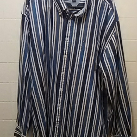 Tommy Hilfiger Striped Button up Dress shirt - Picture 5 of 8